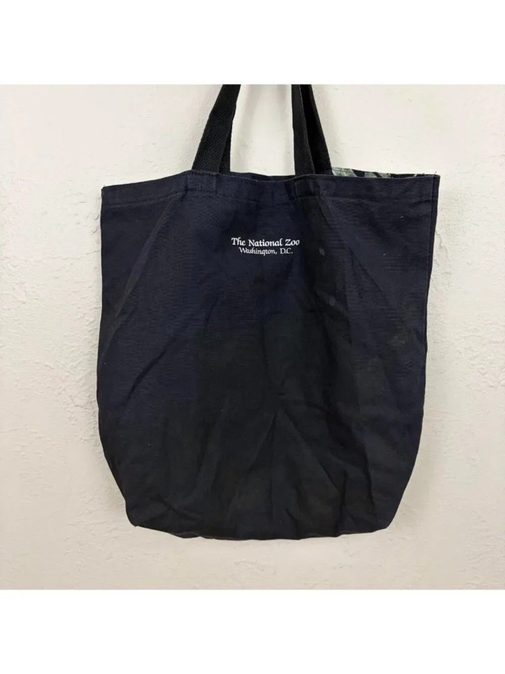 90s black panther graphic zoo tote bag